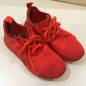Adidas Boost with 3 stripes Coral Red 8 UK Men